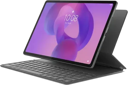 Lenovo Idea Tab Plus, with the folio keyboard