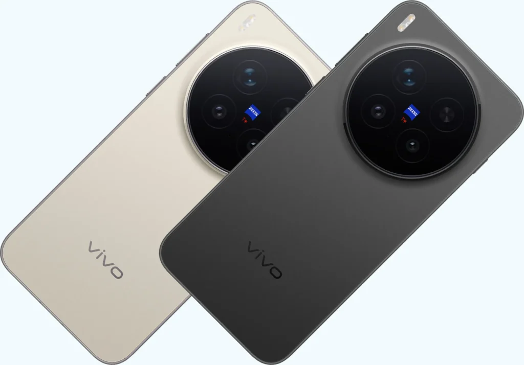 vivo X300 Pro, both colours at an angle, from the back
