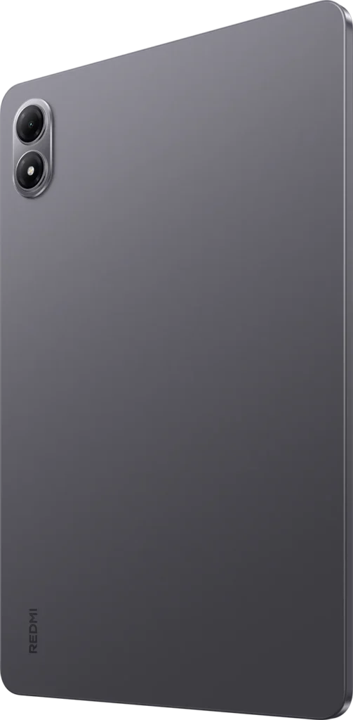 Xiaomi Redmi Pad 2 Pro, back in Graphite Grey at an angle