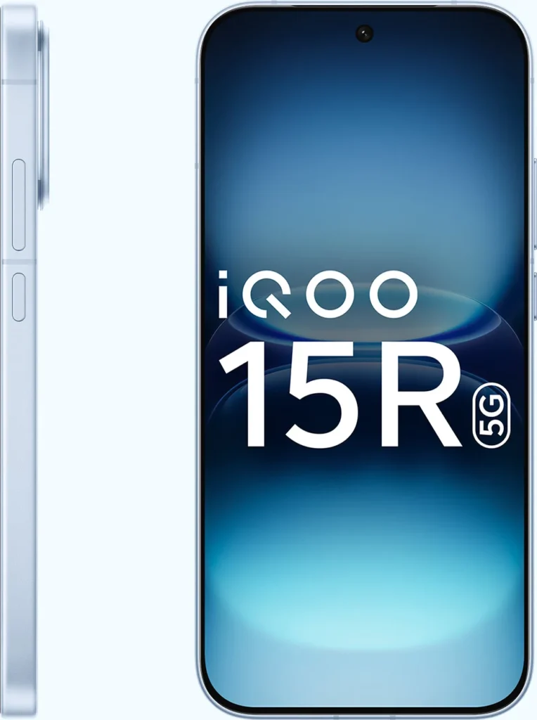 iQOO 15R, front display view showcasing screen and bezels
