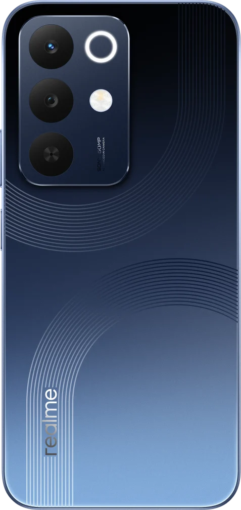 Realme 15x 5G, front display view showing minimal screen bezels