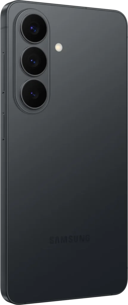 Samsung Galaxy S26, in Black, at an angle