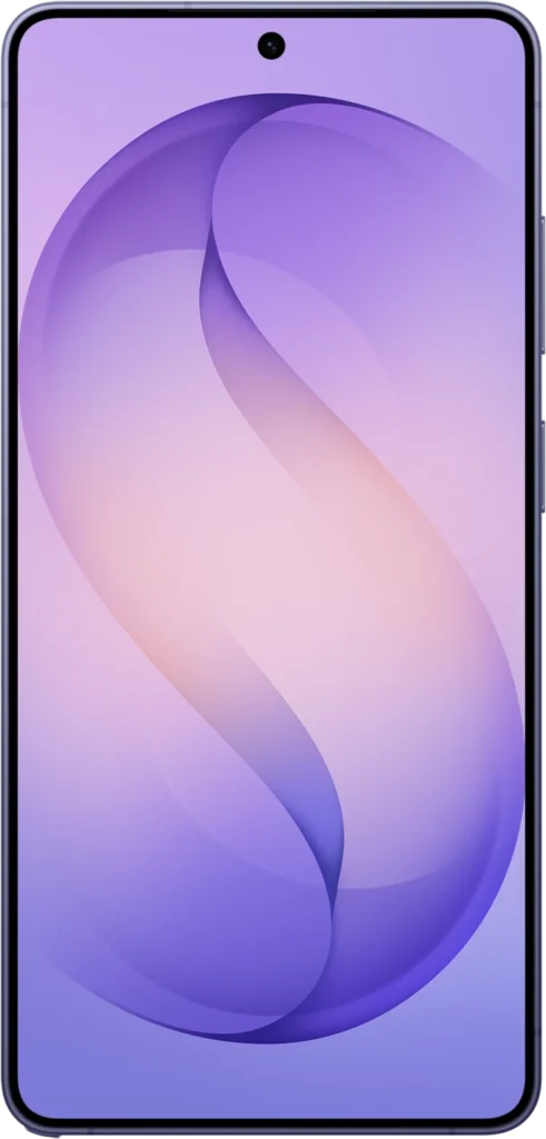 Samsung Galaxy S26 Ultra, front view in Cobalt Violet