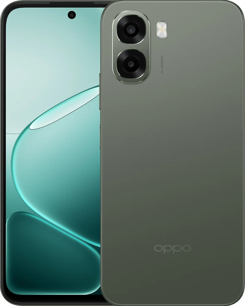 OPPO A6x 5G in Olive Green