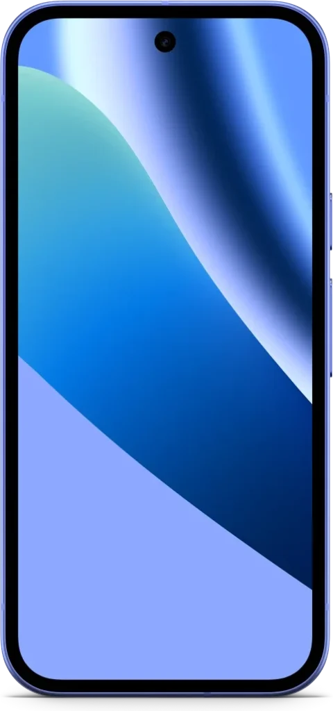 Google Pixel 10a, in Lavender, front view