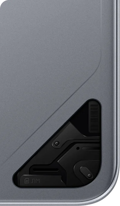 TECNO POVA CURVE 2 5G, in Storm Titanium, back corner close up