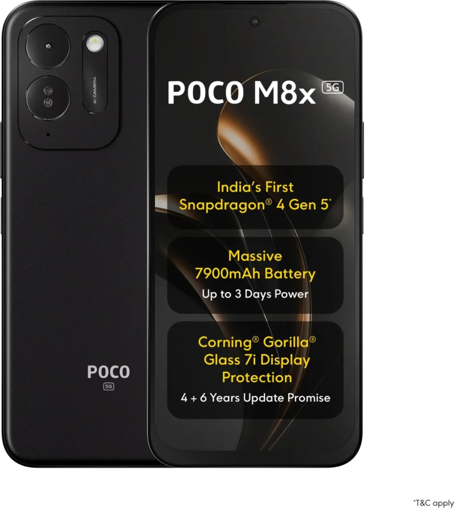 Poco M8x in Black