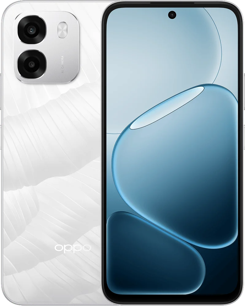 OPPO A6 5G in Ice White