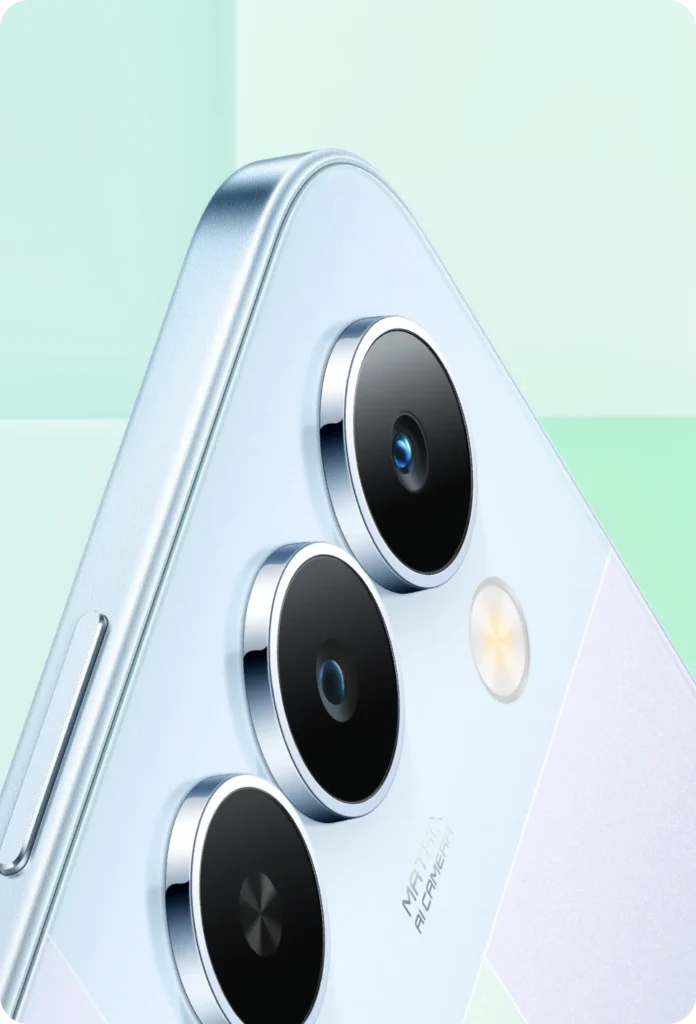 realme P4 Lite 5G, camera close-up in Mosaic Green