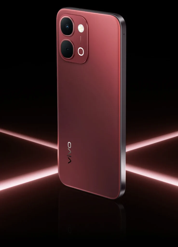 Vivo T5x 5G in Fusion Red