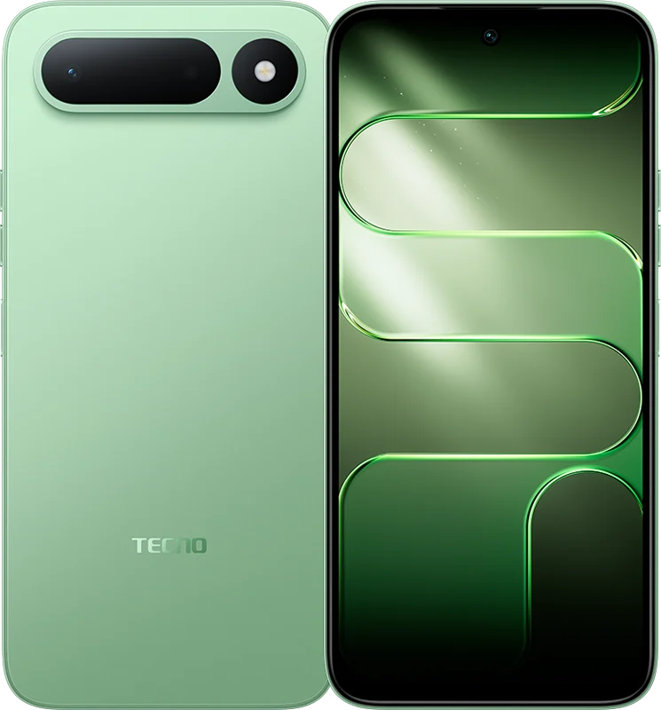 TECNO SPARK 50 5G in Mint Green