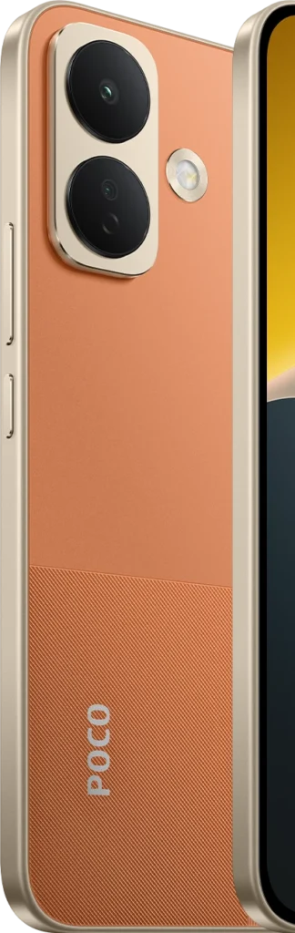Poco X8 in Fiery Orange