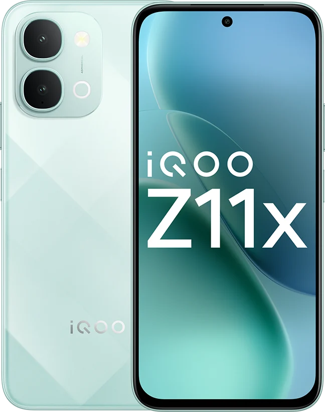 iQOO Z11x 5G in Prismatic Green