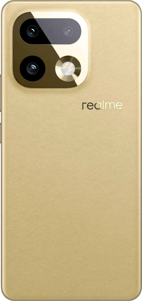 Realme 16 Pro+ 5G, rear panel view showcasing camera housing and finish