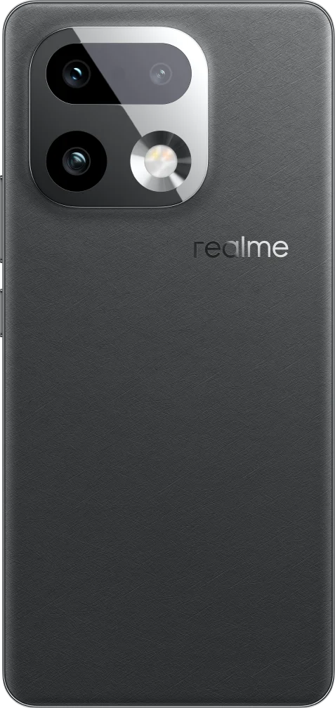 Realme 16 Pro+ 5G, side profile view illustrating slim chassis design