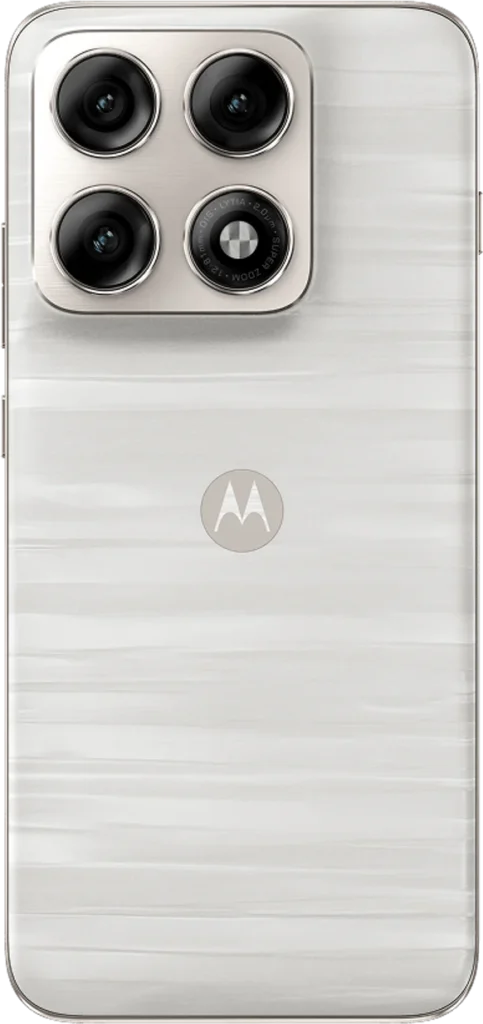 Motorola Edge 70 Pro in PANTONE Lily White