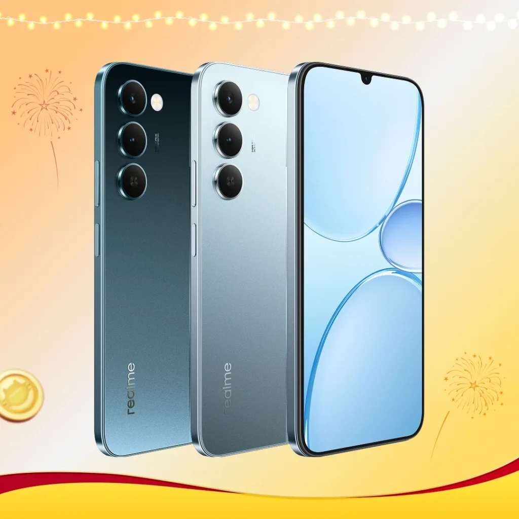 Realme NARZO 100 Lite 5G, angled chassis perspective highlighting frame profile