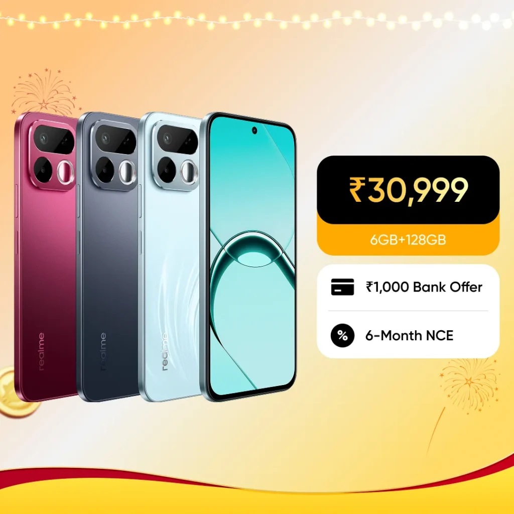 Realme 16T 5G, angled chassis perspective highlighting frame profile