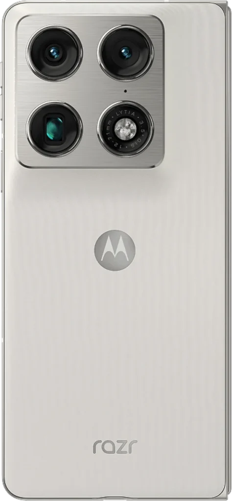 Motorola Razr Fold in Pantone Lily White