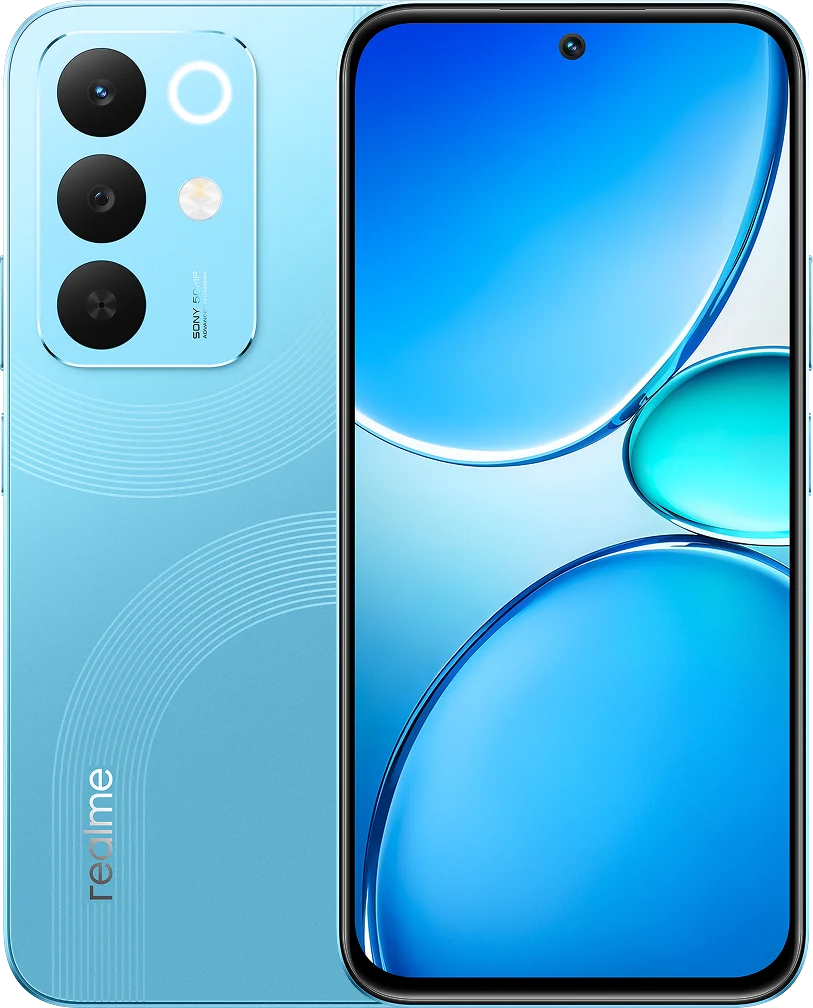Realme NARZO 90x 5G in Aqua Blue