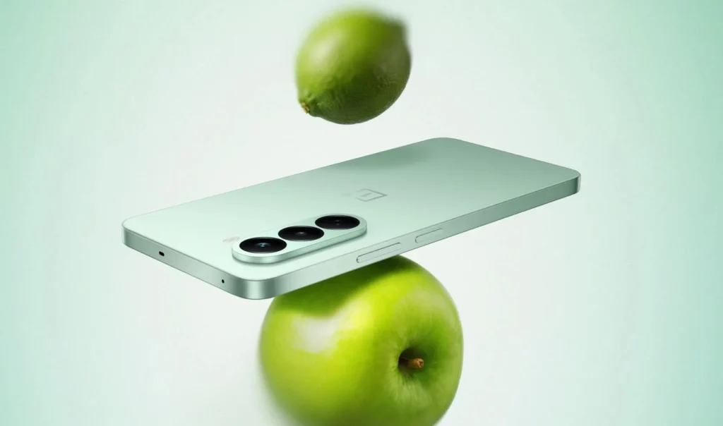 OnePlus OnePlus Nord CE6 Lite, side profile in Vivid Mint