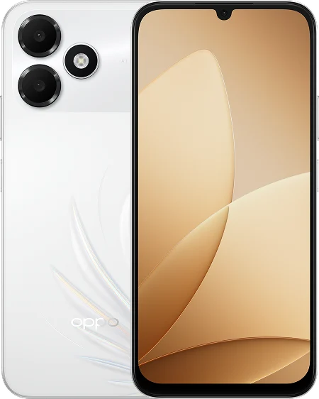 OPPO A6c 4G in Feather White