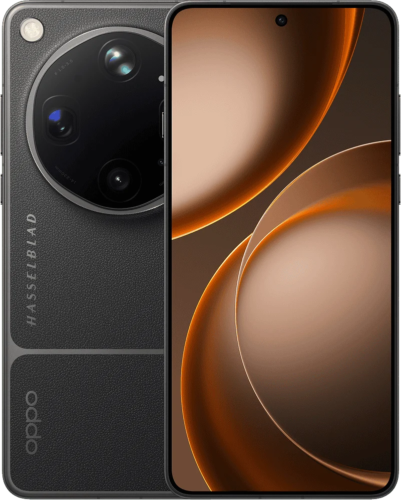 OPPO Find X9 Ultra, angled studio profile displaying curved contours
