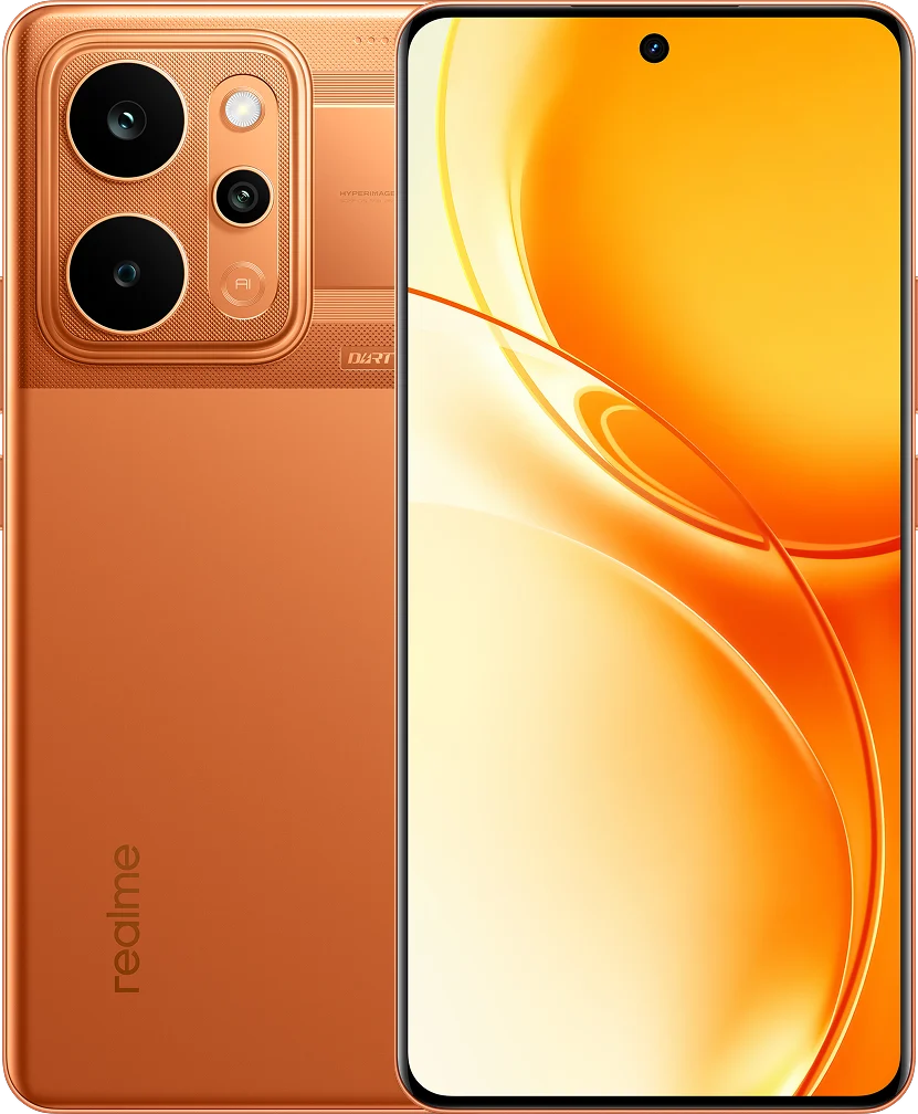 Realme P4 Power 5G in Trans Orange