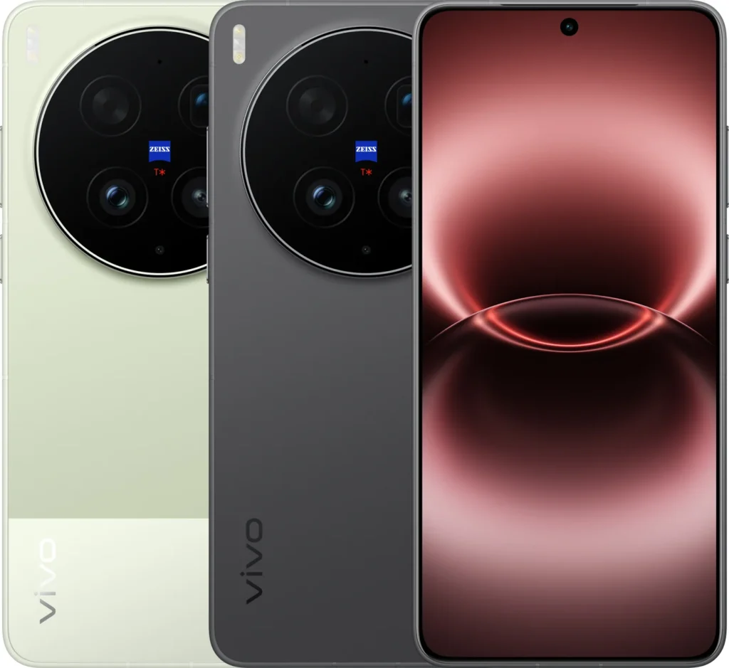 Vivo X300 Ultra, front and rear view showing the circular camera module