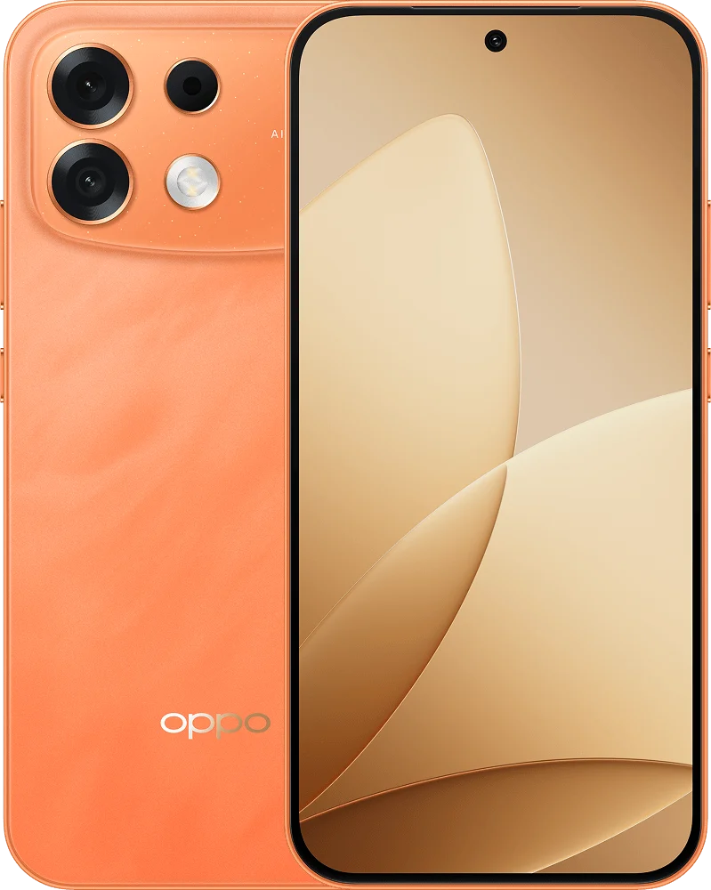 OPPO F35 Pro 5G in Sunrise Orange