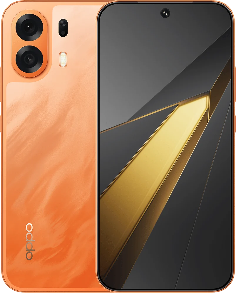 OPPO K14 Plus 5G in Solar Orange