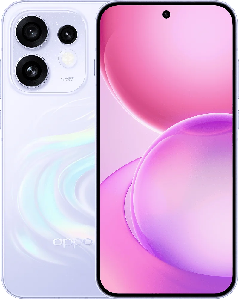 OPPO Reno 16 5G in Stellar Purple
