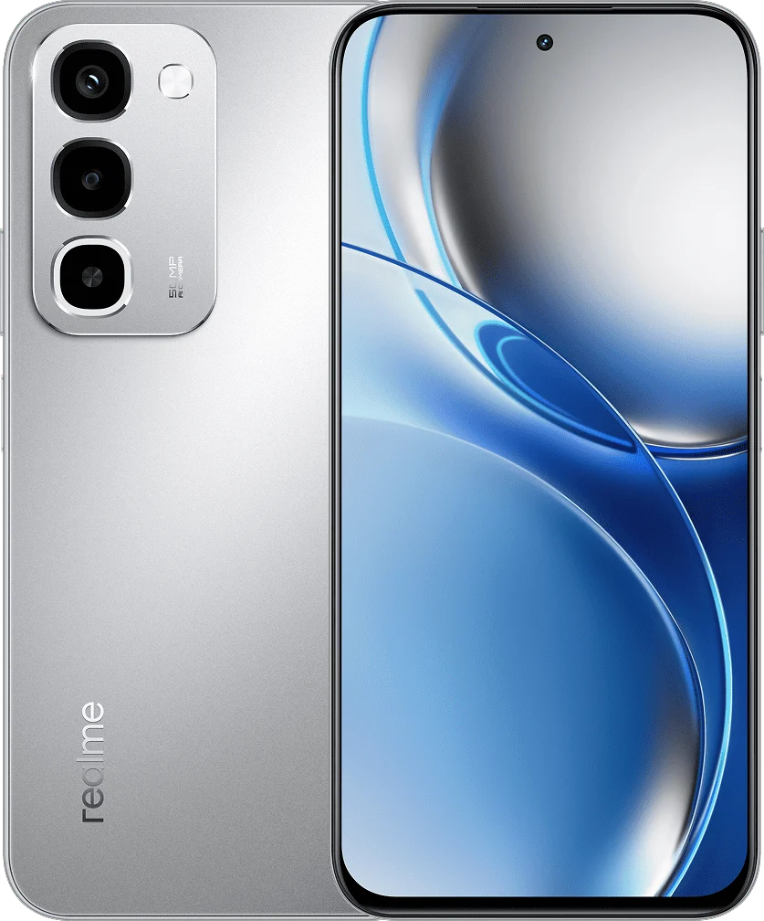 Realme P4R 5G in Silver Glare