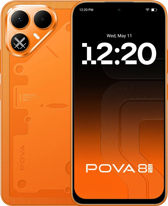 TECNO POVA 8 5G in Plasma Orange