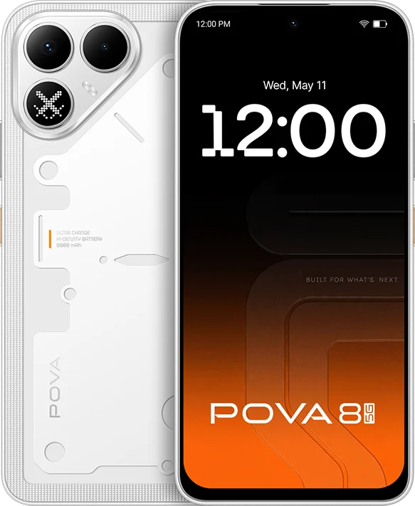 TECNO POVA 8 5G in 16 Bit White
