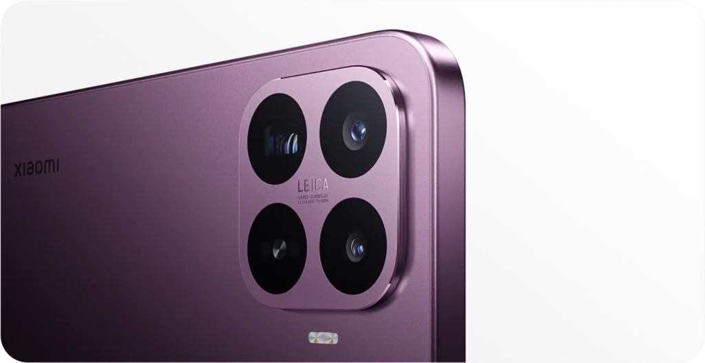 Xiaomi 17T, Chassis profile showing precision frame