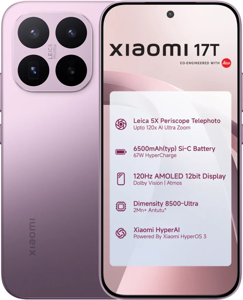 Xiaomi 17T in Blue