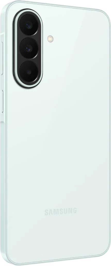 Samsung Galaxy A27 5G, in Light Green, at an angle