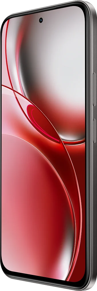 Realme NARZO 100x 5G, side profile view illustrating slim chassis design