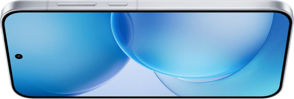 OPPO Reno16 5G, front, lying on its side