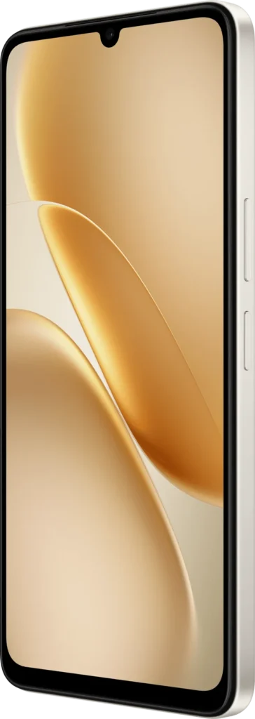 iQOO Z11 Lite 44W, in Solar Flame, from the back