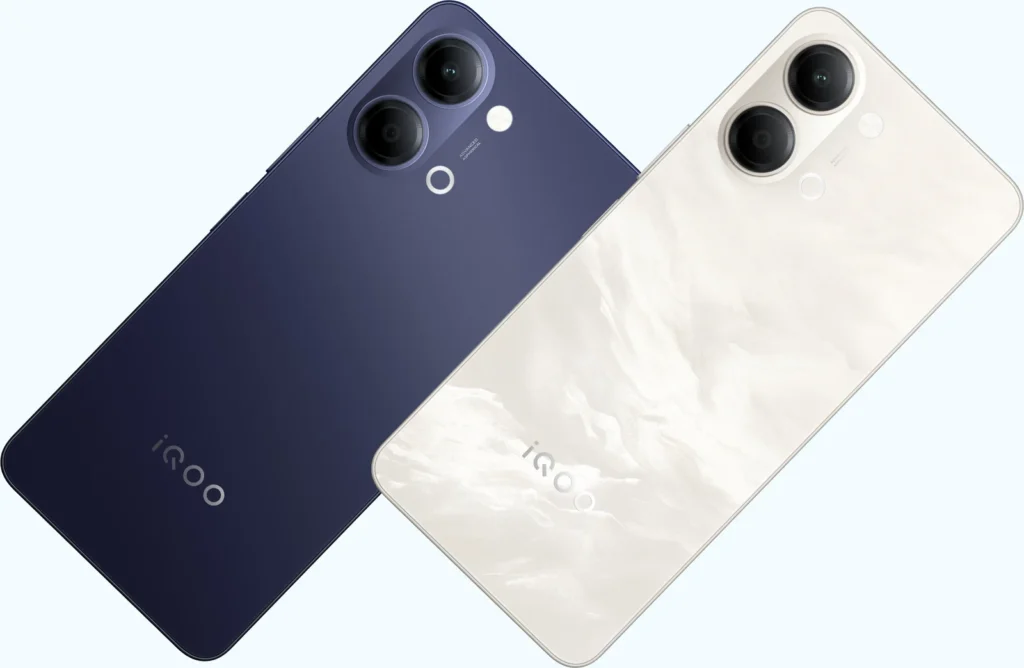 iQOO Z11 Lite 44W 5G, angled chassis perspective highlighting frame profile