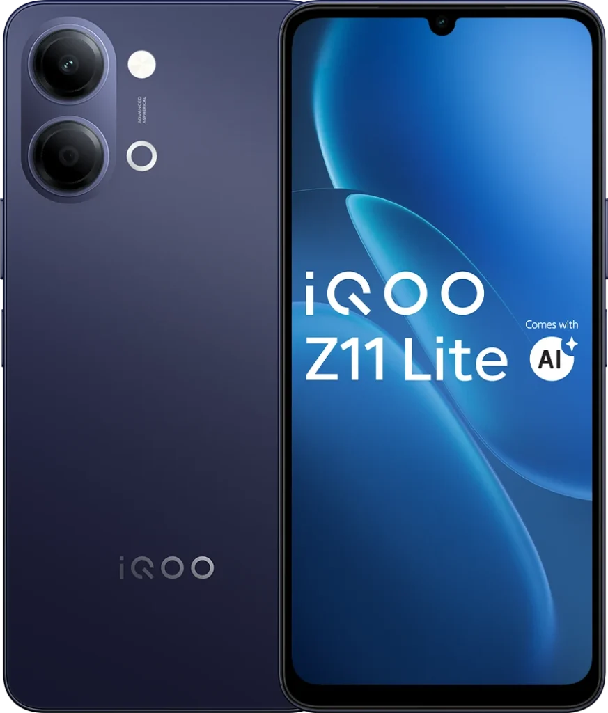 iQOO Z11 Lite 44W 5G in Midnight Blue