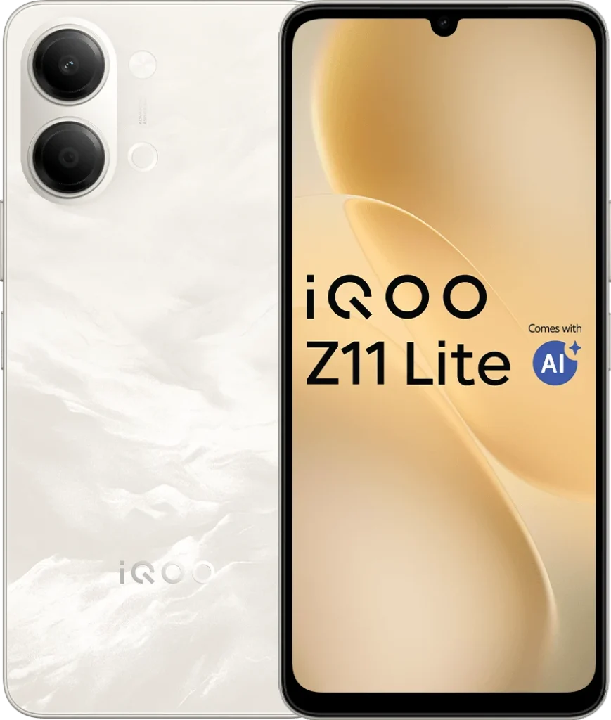 iQOO Z11 Lite 44W 5G in Solar Flame