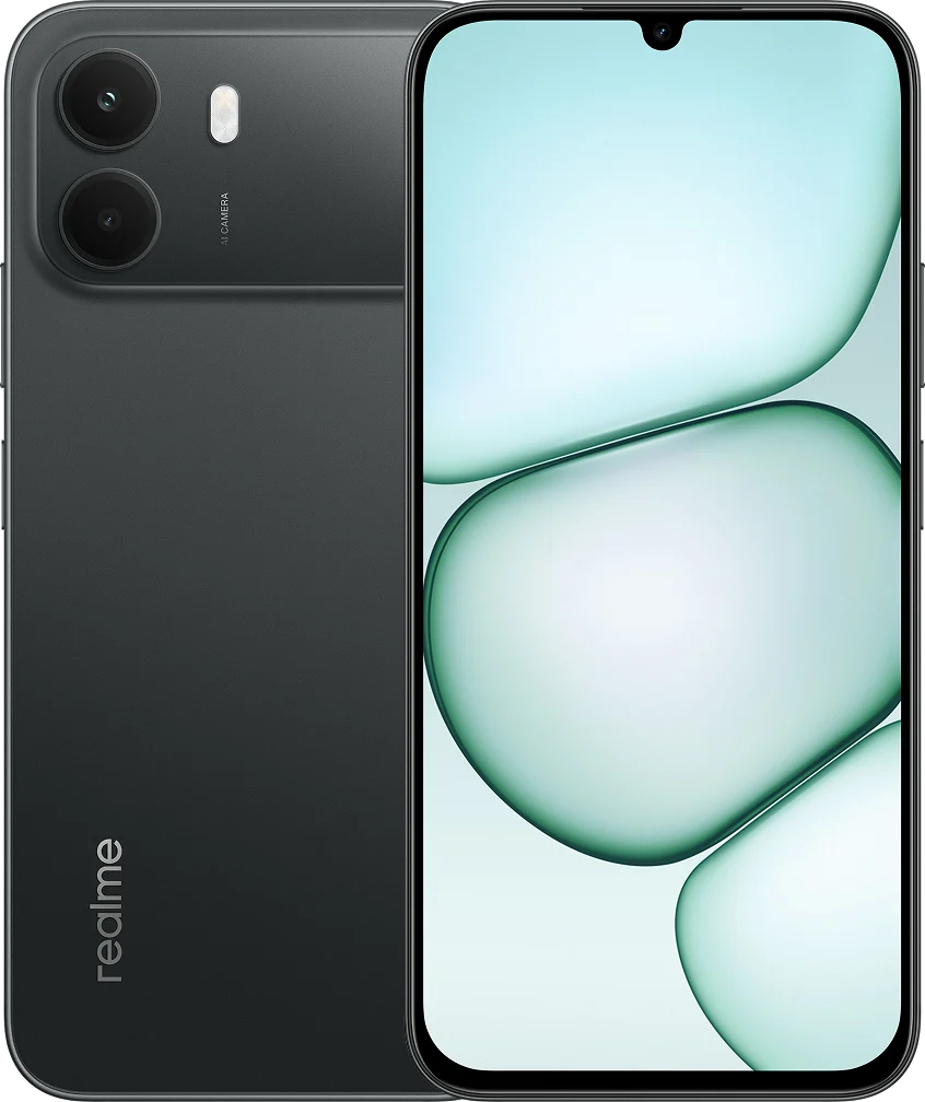 Realme C100i in Midnight Black