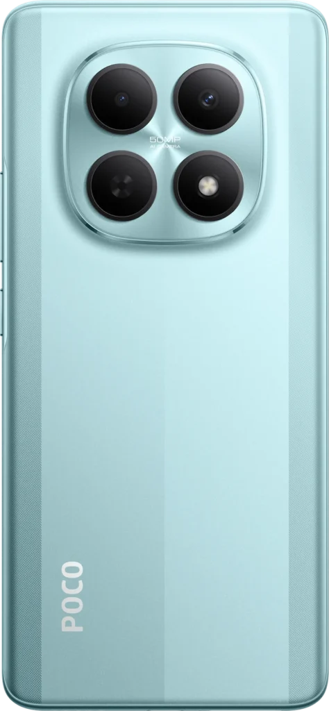 Poco M8 5G in Glacial Blue