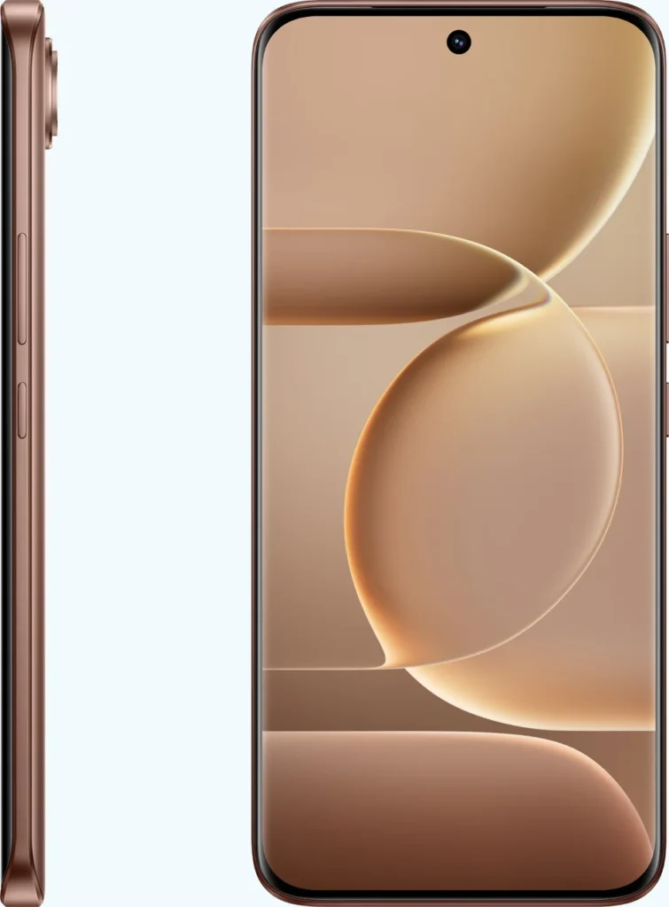 Vivo S2, in Regal Bronze, side and front