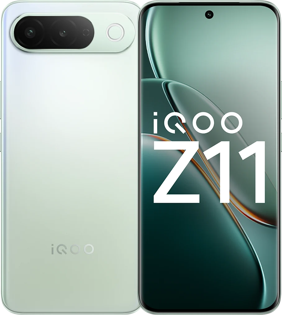 iQOO Z11 5G in Aurora Green