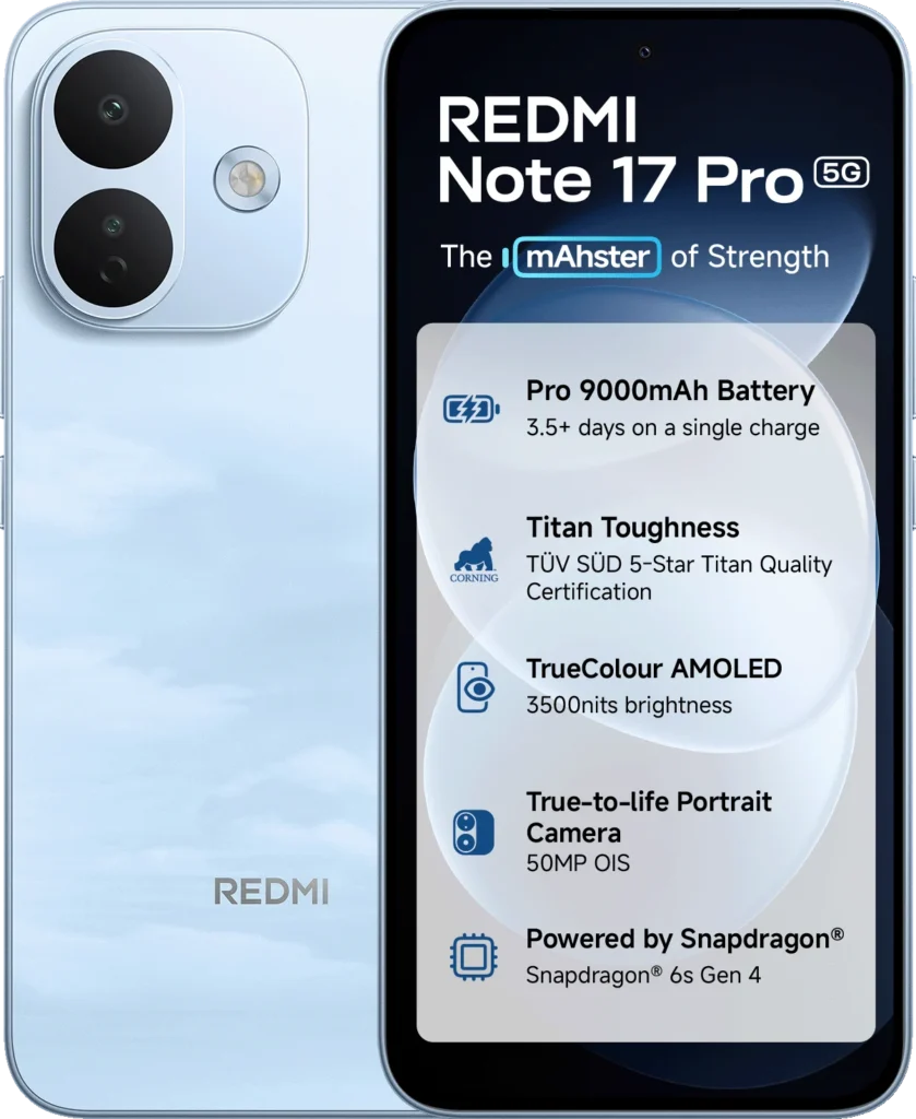 Redmi Note 17 Pro 5G in Cloud Blue