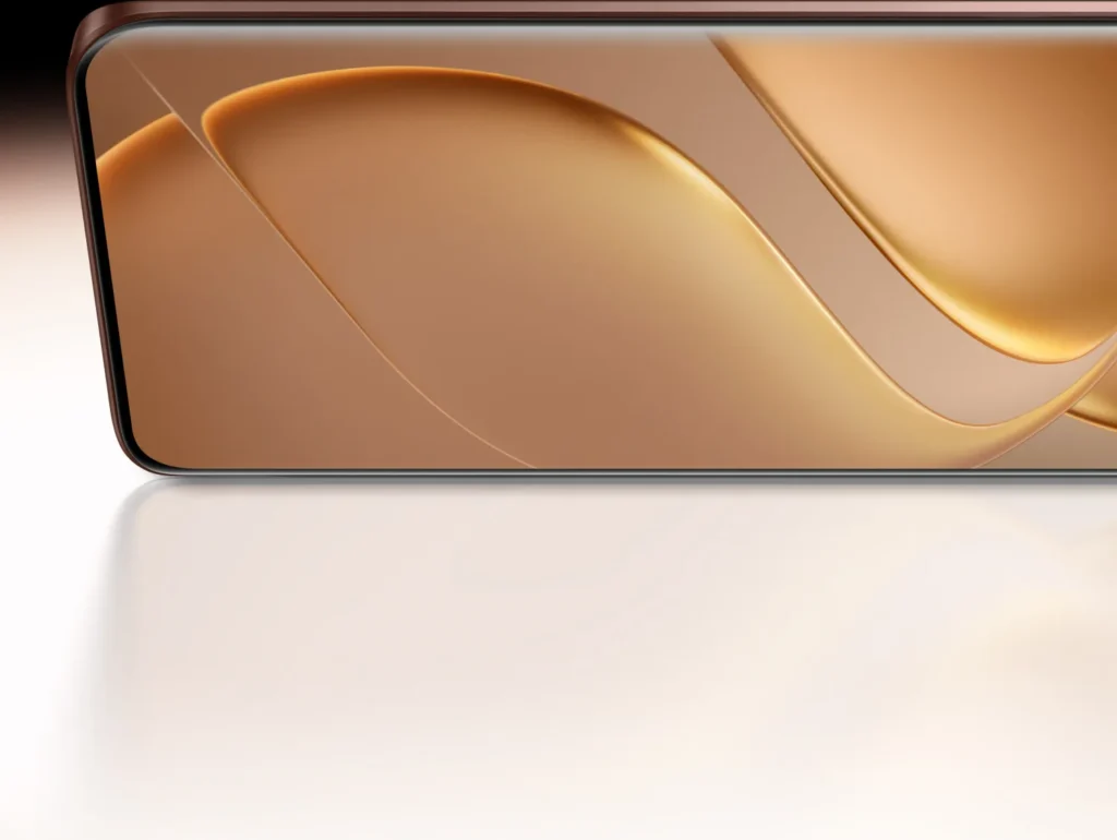 Vivo T5 5G, front at an angle, screen on